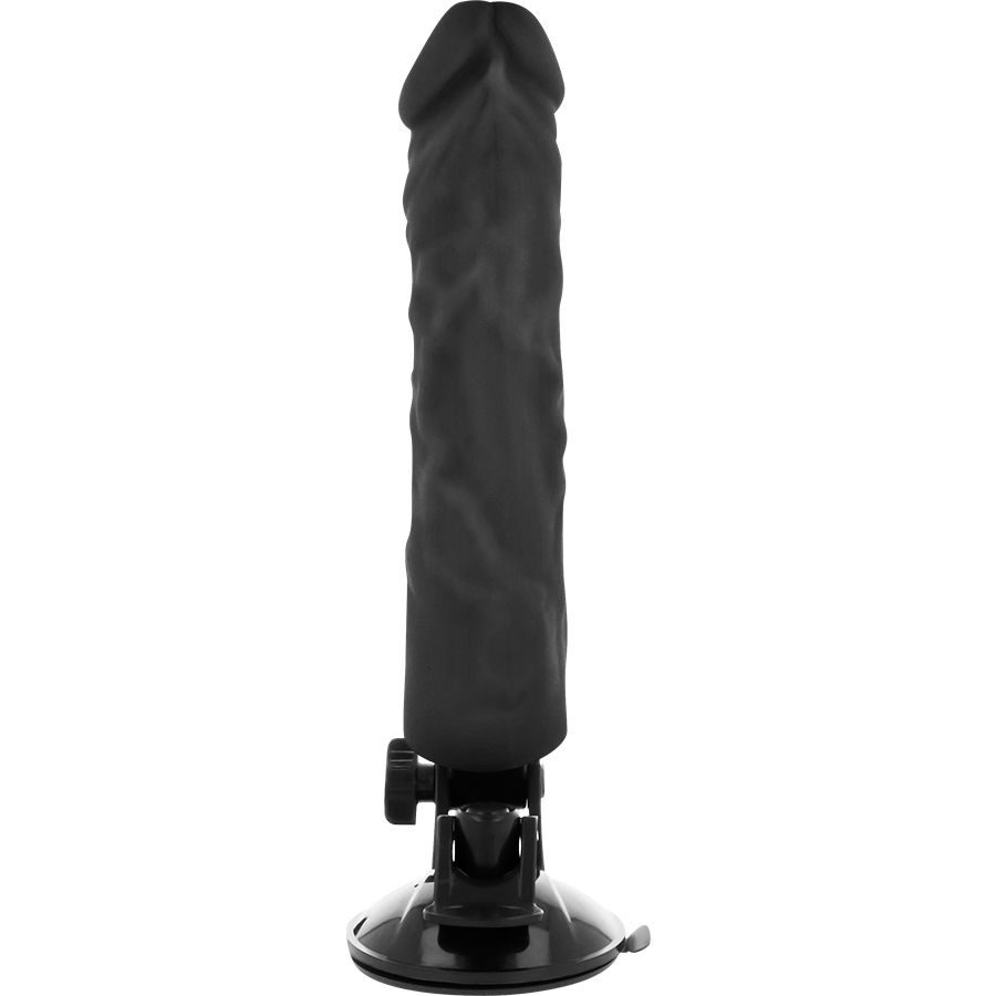 BASECOCK - REALISTISCHER VIBRATOR MIT FERNBEDIENUNG SCHWARZ 21 CM -O- 4 CM – Bild 3