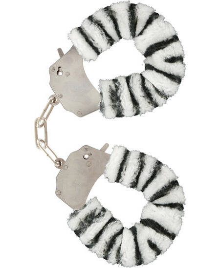 TOYJOY - FURRY FUN MANSCHETTEN BONDAGE ZEBRA
