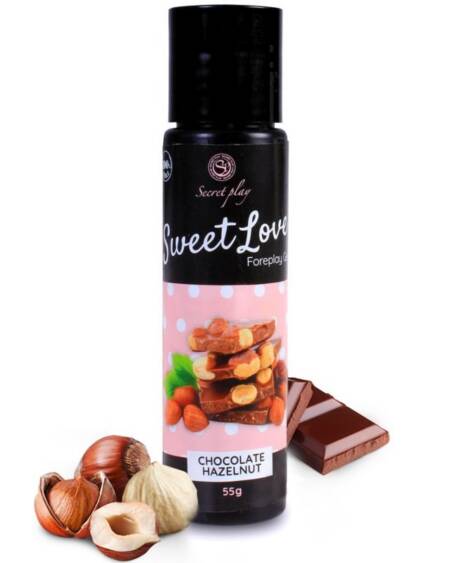 SECRETPLAY - GEL SWEET LOVE SCHOKOLADE MIT HASELNUSS 60 ML