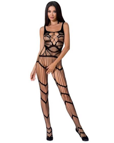 PASSION - WOMAN BS058 BODYSTOCKING SCHWARZ EINE GRÖSSE