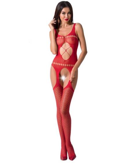 PASSION - WOMAN BS057 ROTER BODYSTOCKING, EINE GRÖSSE
