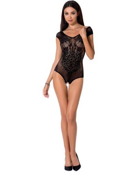 PASSION - WOMAN BS064 BODYSTOCKING SCHWARZ EINE GRÖSSE