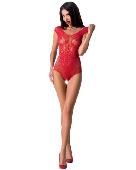 PASSION - WOMAN BS064 ROTER BODYSTOCKING, EINE GRÖSSE