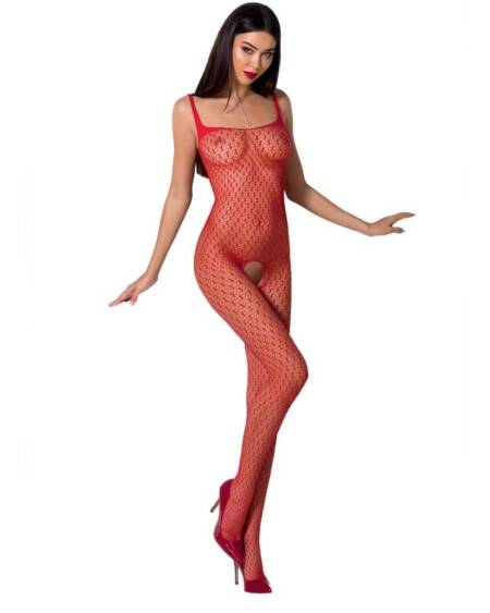 PASSION - WOMAN BS071 ROTER BODYSTOCKING, EINE GRÖSSE