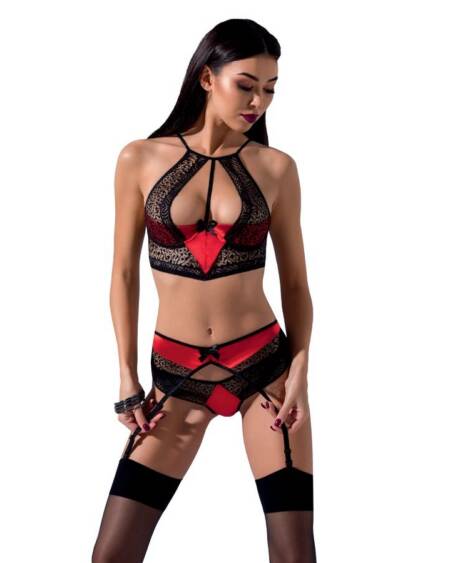 PASSION - WOMAN SCARLET RED SET S/M