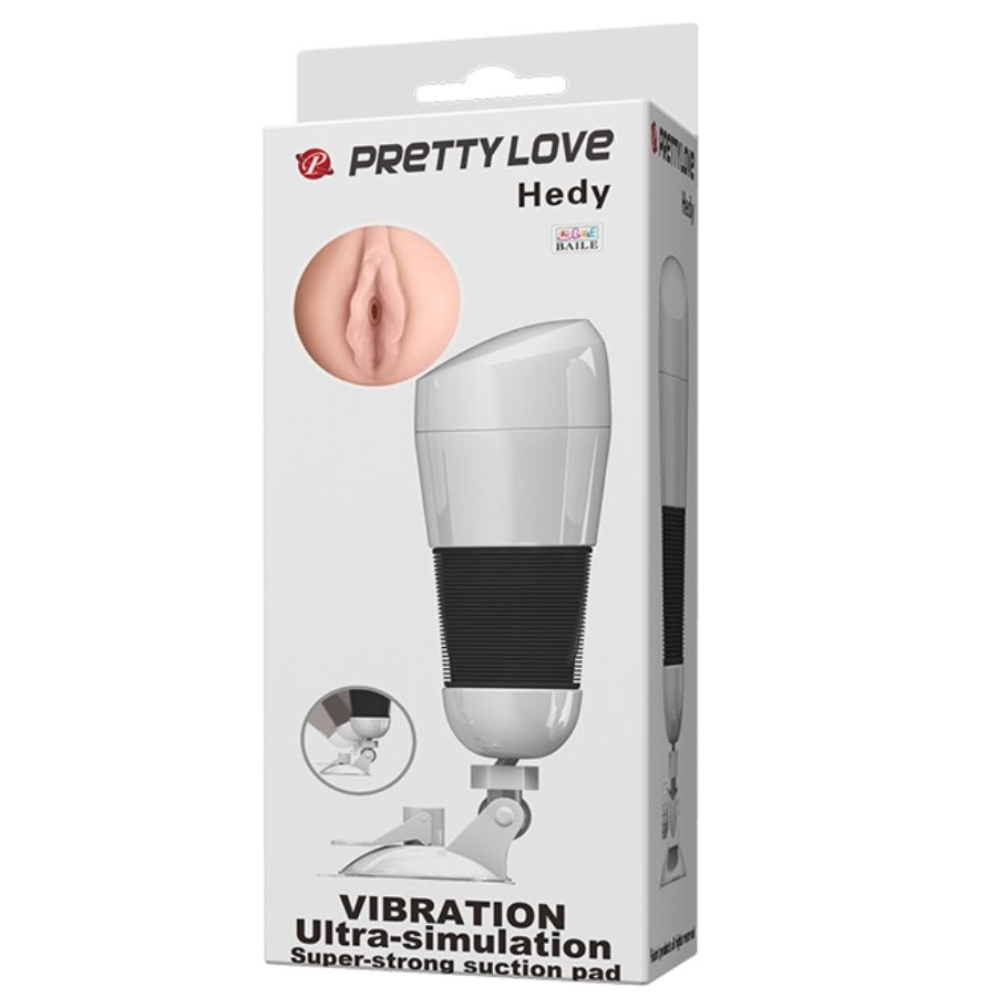 PRETTY LOVE - HEDY VAGINA MASTURBATOR MIT VIBRATION – Bild 10