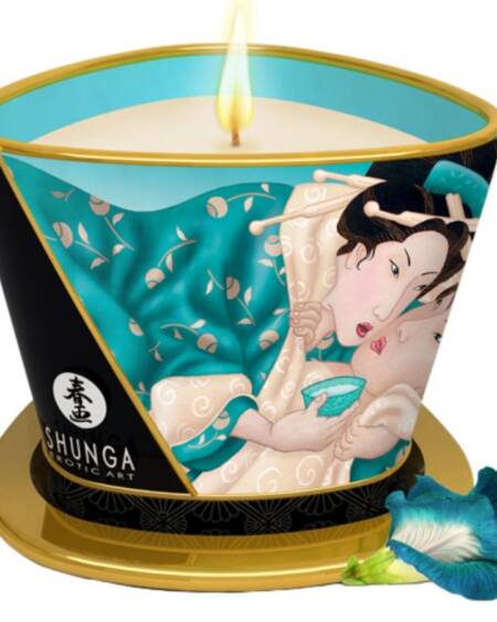 SHUNGA - ISLAND BLOSSOMS MASSAGEKERZE 170 ML
