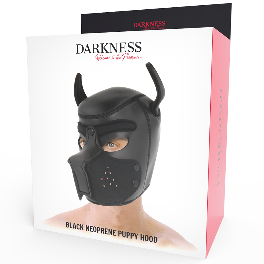 DARKNESS - NEOPREN-HUNDEMASKE MIT ABNEHMBARER MAULE L – Bild 6