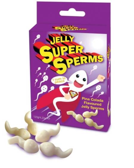 SPENCER & FLEETWOOD - JELLY SUPER SPERM GUMMI FORM SPERM 120 GR