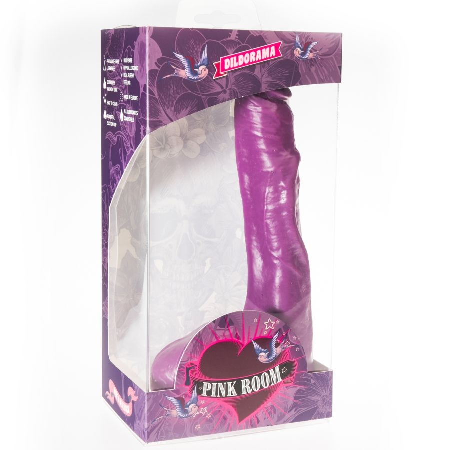 PINK ROOM - NILO REALISTISCHER DILDO LILA 23 CM – Bild 2