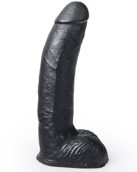 HUNG SYSTEM - REALISTISCHER DILDO SCHWARZ FARBE GEORGE 22 CM