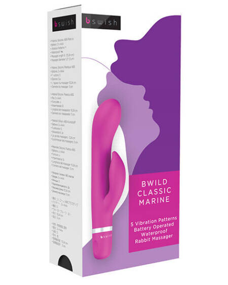 B SWISH - BWILD CLASSIC MARINE RABBIT VIBRATOR CERISE