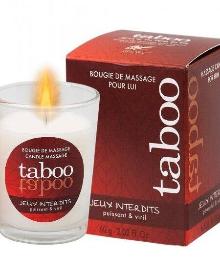 RUF - TABOO-MASSAGEKERZE FÜR IHN JEUX INTERDITS WILD LICHEN AROMA