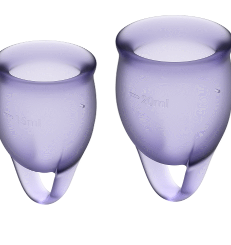 SATISFYER - FEEL CONFIDENT MENSTRUAL CUP LILA 15 + 20 ML