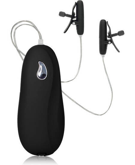 CALEXOTICS - VIBR BEHEIZTE NIPPEL-TEASER SCHWARZ