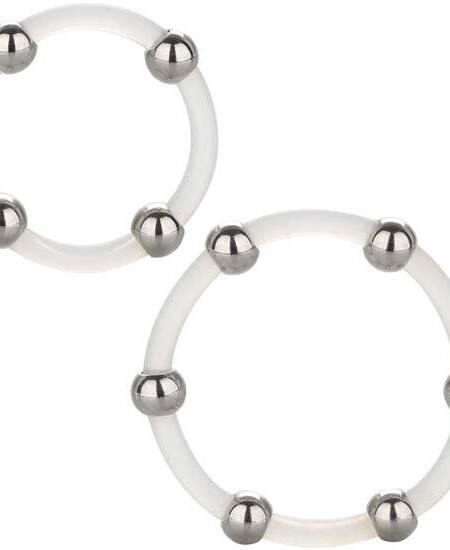 CALEXOTICS - STAHLPERLEN-SILIKONRING-SET