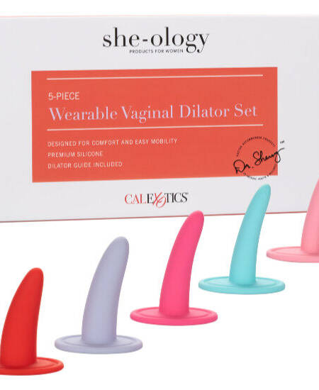 CALEXOTICS - 5-TEILIGES TRAGBARES DILATOR-SET