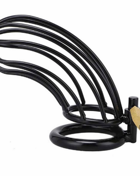 METAL HARD - SCHWARZER VOGEL-KEUSCHHEITSRINGKFIG