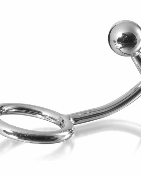 METAL HARD - PENISRING MIT ANAL-EINDRINGLINGSHAKEN, 45 MM