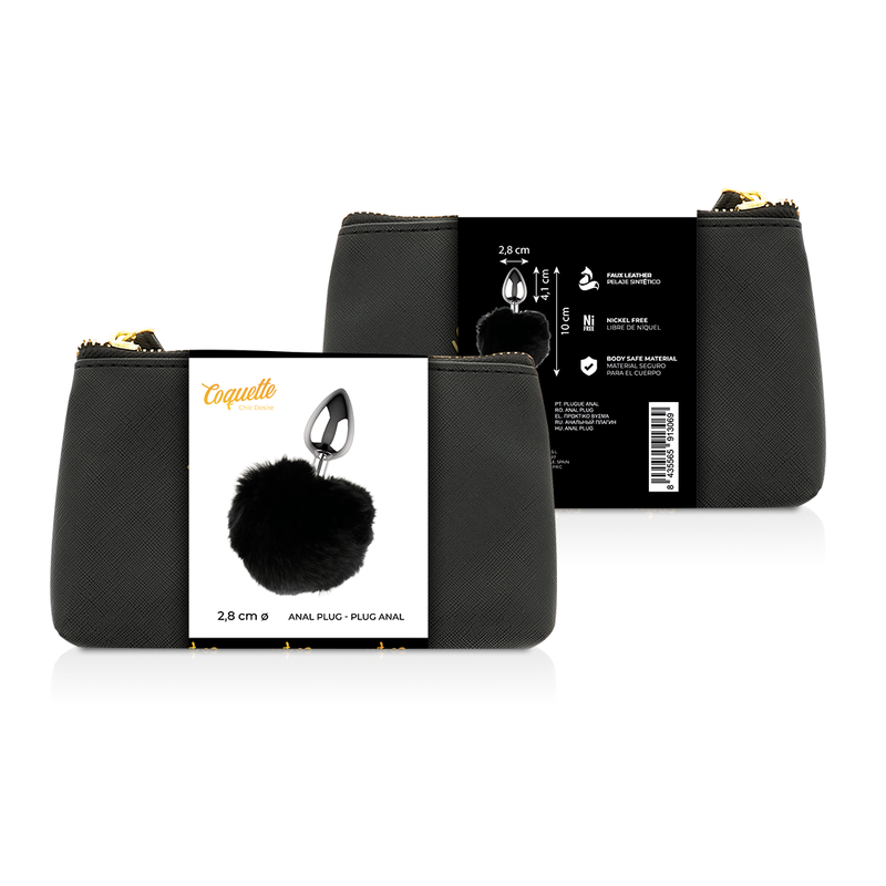 COQUETTE CHIC DESIRE - ANALPLUG METALLGRÖSSE L 2.8 X 4.1 CM – Bild 2