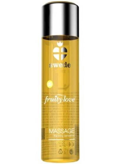 SWEDE - FRUITY LOVE MASSAGEÖL MIT WÄRMENDEM EFFEKT TROPISCHES FRUCHTIGES MIT HONIG 60 ML