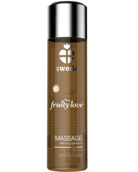 SWEDE - FRUITY LOVE MASSAGEÖL MIT WÄRMENDEM EFFEKT INTENSIVE DUNKLE SCHOKOLADE 120 ML