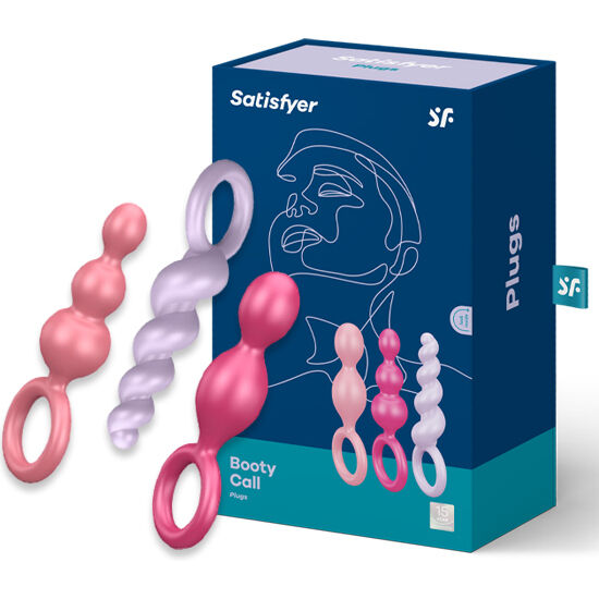 SATISFYER - ANALPLUGS SET 3 ST TRICOLOR – Bild 2