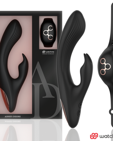 ANNE'S DESIRE - RABBIT FERNBEDIENUNGSTECHNOLOGIE WATCHME SCHWARZ/GOLD