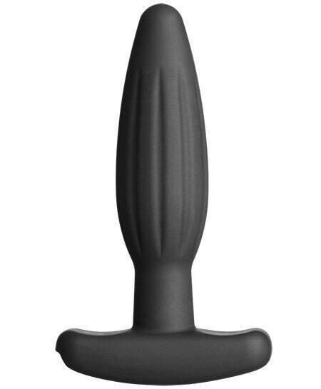 ELECTRASTIM - SILIKON SCHWARZ ROCKER BUTT PLUG KLEIN