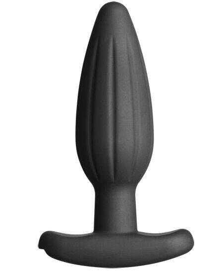 ELECTRASTIM - SILIKON SCHWARZ ROCKER BUTT PLUG MITTEL