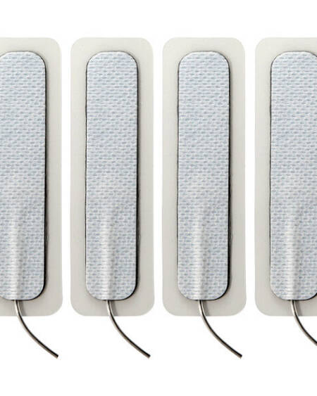 ELECTRASTIM - 4 X LANGE SELBSTKLEBENDE PADS 1.5 CM X 7.5 CM