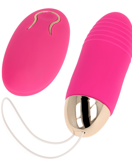 OHMAMA - VIBRIERENDES EI MIT FERNBEDIENUNG 10 GESCHWINDIGKEITEN ROSA