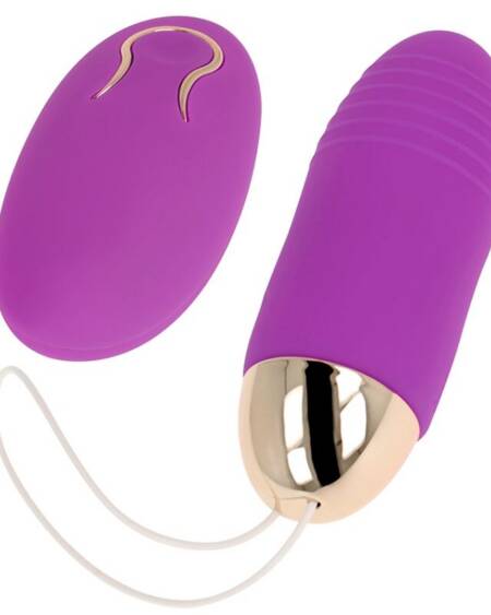 OHMAMA - VIBRIERENDES EI MIT FERNBEDIENUNG 10 GESCHWINDIGKEITEN LILA