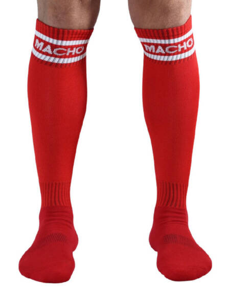 MACHO - LANGE SOCKEN EINE GRÖSSE ROT
