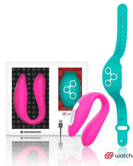WEARWATCH - DUAL-TECHNOLOGIE-WATCHME-VIBRATOR FUCHSIA / MEERWASSER