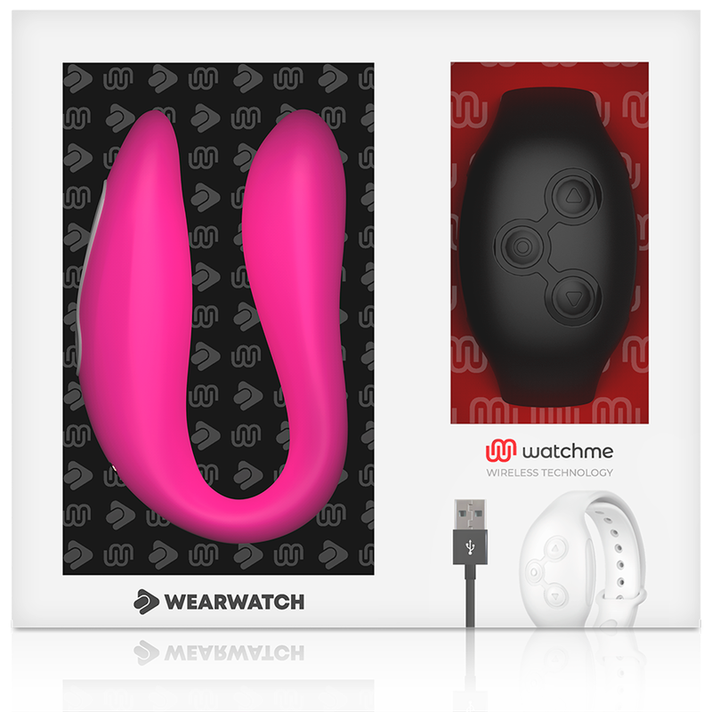 WEARWATCH - WATCHME DUAL TECHNOLOGY VIBRATOR FUCHSIA/AZABACHE – Bild 6