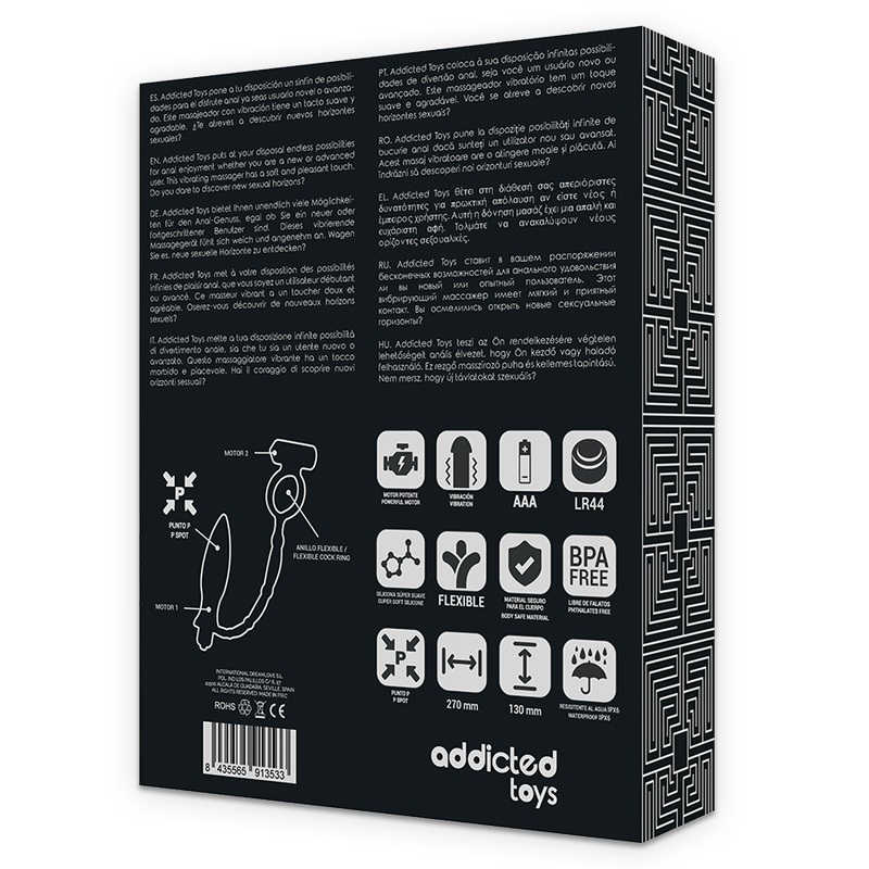 ADDICTED TOYS - ANALPLUG MIT VIBRATIONSRING – Bild 7